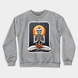 Skeleton Meditating Crewneck Sweatshirt